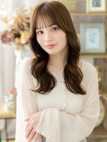 カバーヘア ブリス 大宮西口(COVER HAIR bliss)&nbsp;大人美人透けバング韓国風巻きレイヤーロングc7大宮20代30代40代