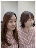 外ハネボブ/簡単スタイリング/丸みショート/可愛い/20代30代