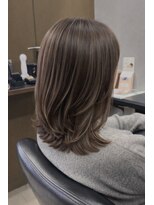 ランルコネ(ran rukone)&nbsp;白髪ぼかしレイヤースタイル髪質改善カラー
