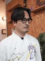 ノラ カマクラ(NORA kamakura)&nbsp;大人センターパートニュアンスパーマ刈り上げなし大人ショート