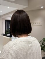 アンベリールフルー(EMBELLIR fleur)&nbsp;光に透けるグレージュカラー|大人ツヤカラー|30代|40代