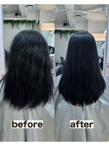 シゲ 自由が丘店(SHIGE) 乾かすだけでまとまる地毛風髪質改善ストレート40代50代縮毛矯正