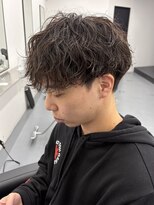 アンドメゾンオム(&Maison. homme)&nbsp;【朝ラク】無造作ツイストスパイラルパーマ×マッシュスタイル