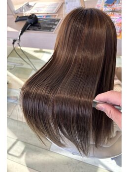 ヘアークラフト アニー 南郷18丁目店(HAIR CRAFT Annie)の写真/髪に艶を与える最高品質「ネオメテオ」髪質改善+アルカリ酸熱TR！思わず触れたくなる艶髪へ