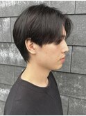 メンズセンターパートパーマニュアンスパーマナチュラルヘア
