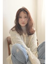 ソファ sofa&nbsp;【顔まわりレイヤー】くびれミディ×艶レッドブラウン