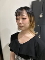 アトレ 福岡大名店(attrait)&nbsp;抜きっぱなしブロンドグラデーション×レイヤースタイル