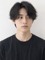 ヘイ 松本店(HEY)&nbsp;【HEY 松本】黒髪センターパート×ゆるニュアンスパーマ