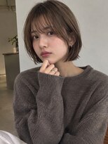 フリー(Free)&nbsp;20代30代40代50代似合わせマッシュショートボブミントベージュ