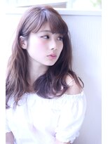 イースタイル 一社店(e style)&nbsp;ヌーディグレージュのゆる巻きスタイル