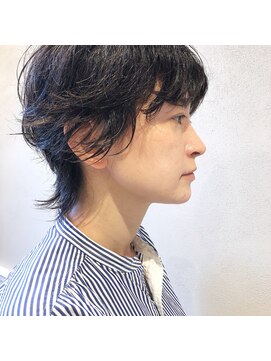 フェンヘアーアイス 中目黒(Fen.hair ici) ショート ウルフスタイル 黒髪