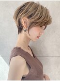 美シルエット☆イルミナカラー×センシュアルショート