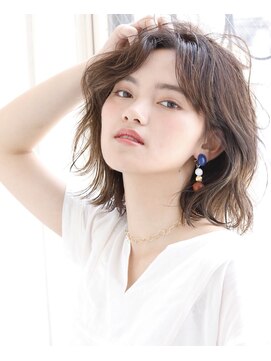 ヘア アンド スパ エジェリ プリム(hair&spa egerie prime) ハイライトで魅せる大人の透け髪スタイル/30代40代50代