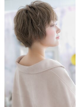 ミック ヘアアンドビューティー 大山店(miq  Hair&Beauty) 個性的ハイトーンで差がつく！無造作ラフショートｂ