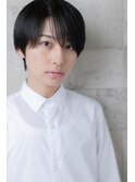 ジェンダレス暗髪×小顔ハンサムショート