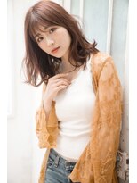 フレーム ヘア ルーム 天王寺駅前店(FRAME hair room)&nbsp;【FRAME天王寺駅前/全席個室サロン】ゆるふわミディアム♪