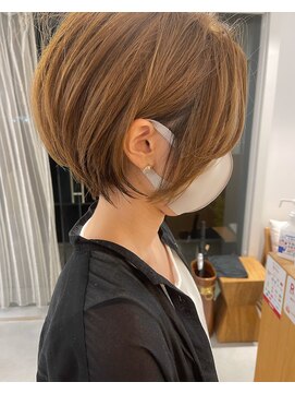 トリート 西船橋店(TREAT) ハイトーンショート×サンドベージュ