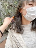 ナチュラルインナーカラーグレージュ☆