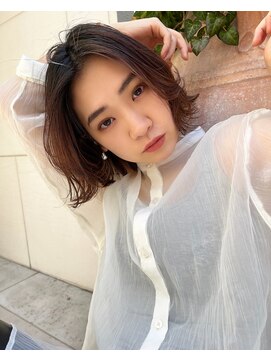 サロンドミルク 溝の口店(salon de MiLK) 20代30代40代/ボブ/外ハネ/ベージュカラー［溝の口］