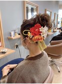 【MICHI 富田店 古作蓮】成人式前撮りヘアセット