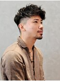 センター南/スキンフェード/ツイストスパイラル/メンズパーマ