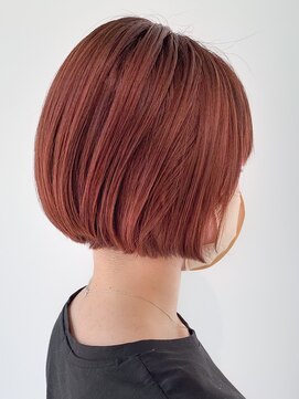 リンダバイネオリーブ 白楽店(Linda by neolive) ブリーチなしカラー高発色カラー艶感カラー切りっぱなしボブ