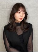 韓国風くびれミディアム レイヤーカット