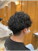 【不動前美容室】メンズ波パーマ・メンズパーマ