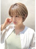 大人可愛い美髪/小顔カット/ショートスタイル/ミニボブ