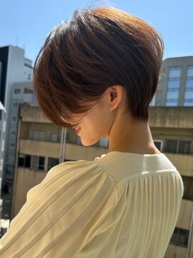 ロンド ストラーダ 心斎橋(Lond strada) ショート×ハイライト白髪ぼかし×マチルダボブ[心斎橋]