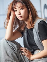 ブレンアネックスバイドット(BLEN ANNEX by.dot)&nbsp;前髪切りっぱなしボブエアリーロング美髪ピンクブラウン[町田駅]