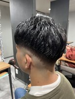 スウェル 柏店(Swell)&nbsp;ハイライト/マッシュパーマ/ウルフ/アッシュブラック/柏/MEN'S