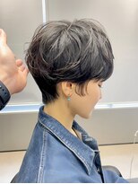 ハルキ ミナト ジャパン オオサカ(HARUKI MINATO japan OSAKA)&nbsp;40代50代小顔似合わせカットくびレイヤーエモージュ大人可愛い