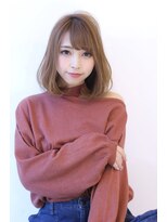 オーロ 緑地公園店(ORO)&nbsp;イメチェン前髪ひし形シルエットくびれエアリーミディ