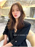 ザクザクレイヤーカット巻き方簡単ミディアムロング韓国表参道