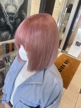 コワファースト  させぼ五番街店(COIFF1RST) ペールピンクカラー☆