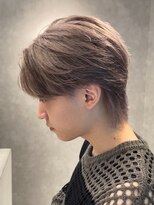 エルマーク 梅田(L-MARK)&nbsp;センターパートブリーチダブルカラーフェイスフレーミン