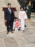 七五三　訪問着レンタル　3歳着物レンタル　23000円電話予約のみ