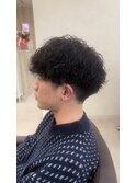 マッシュ×波巻きパーマ〇秦野