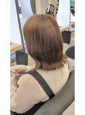 透明感ショコラブラウン×くびれボブ