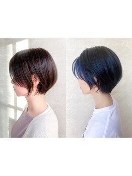 髪質やクセを見極め、あなたの魅力を引き出すカット技術で、どこから見ても美しくナチュラルな仕上がりに。