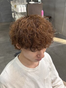 バース バイ ハピネス(BIRTH by happiness) 波巻きパーマ/プードルパーマ/ブラウンカラー