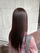 モア 下通店(MORE)&nbsp;ブラウンカラーのストレートヘア