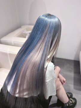 ベレーザ 渋谷(BELEZA) 16077ブリーチダブルカラーエアタッチバレイヤージュハイライト