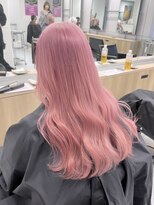 ペレ 栄 アネックス(PELE栄ANNEX)&nbsp;韓国 くびれロング レイヤー ワンホンヘア 小顔前髪