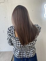 ヘアーワークス ヘルム 渋谷店(HAIR WORKS HELM)&nbsp;【HELM渋谷】透け感ブラウンベージュ