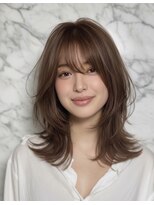 エル(LE)&nbsp;【LE】オリーブグレー/クラゲヘアー/ココアベージュ/レイヤー