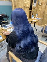 アフターニュース 新潟(afternews)&nbsp;ブルージュ/ネイビー/ダブルカラー/ケアブリーチ/髪質改善/駅南