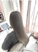 ブリーチ毛の酸性ストレート