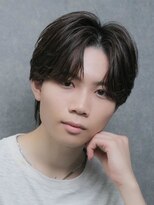 エルマーク 京都駅前(L-MARK)&nbsp;センターパート/ニュアンスパーマ/ダウンパーマ/men's